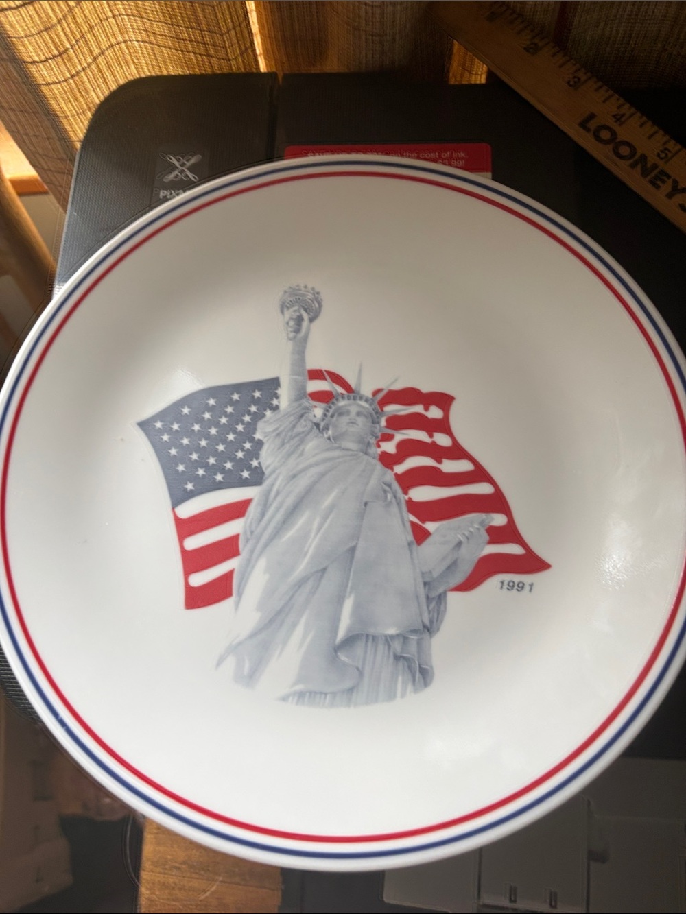 Corelle Patriotic plate